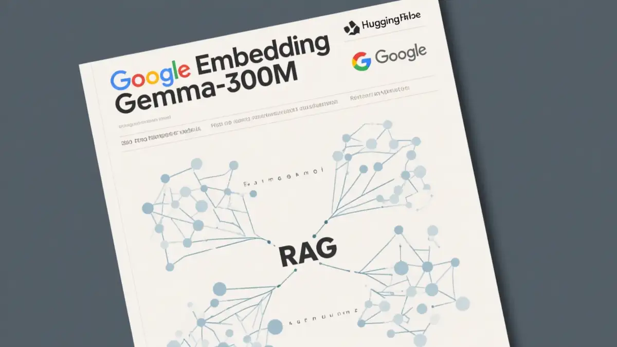 Google EmbeddingGemma-300M an AI embedding model optimized for classification clustering and RAG