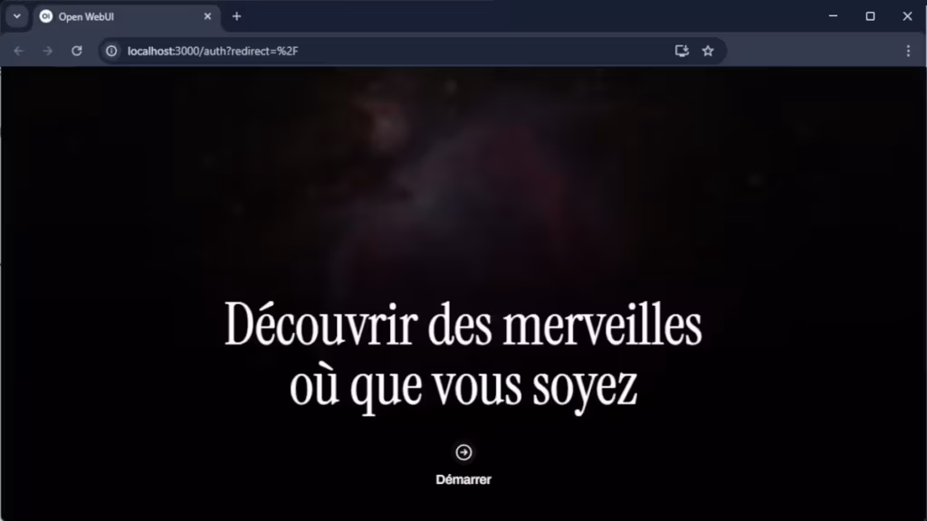 open-webui-interface-web-premier-lancement