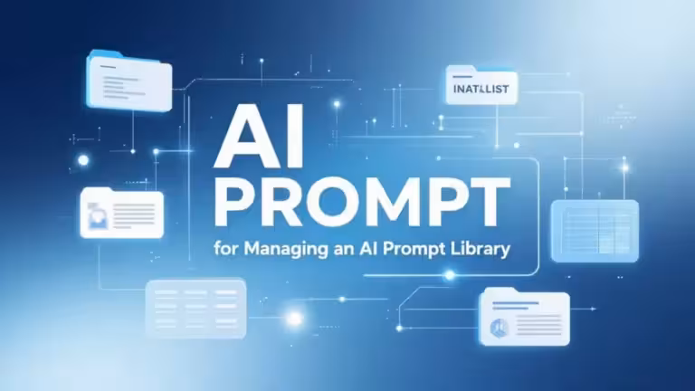 Best practices to manage an AI prompt library