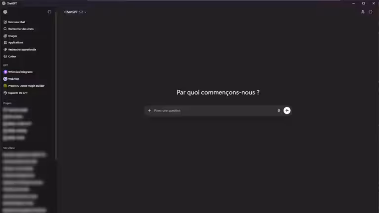 App ChatGPT for Windows 11