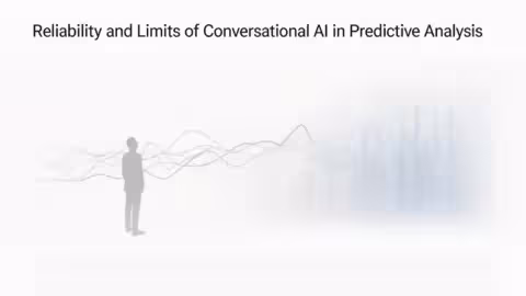 Predictive analytics with conversational AI reliability bias and measurable limits